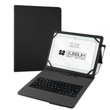 Capa c/ Teclado p/ Tablet 10.1" Keytab Pro USB-C Subblim